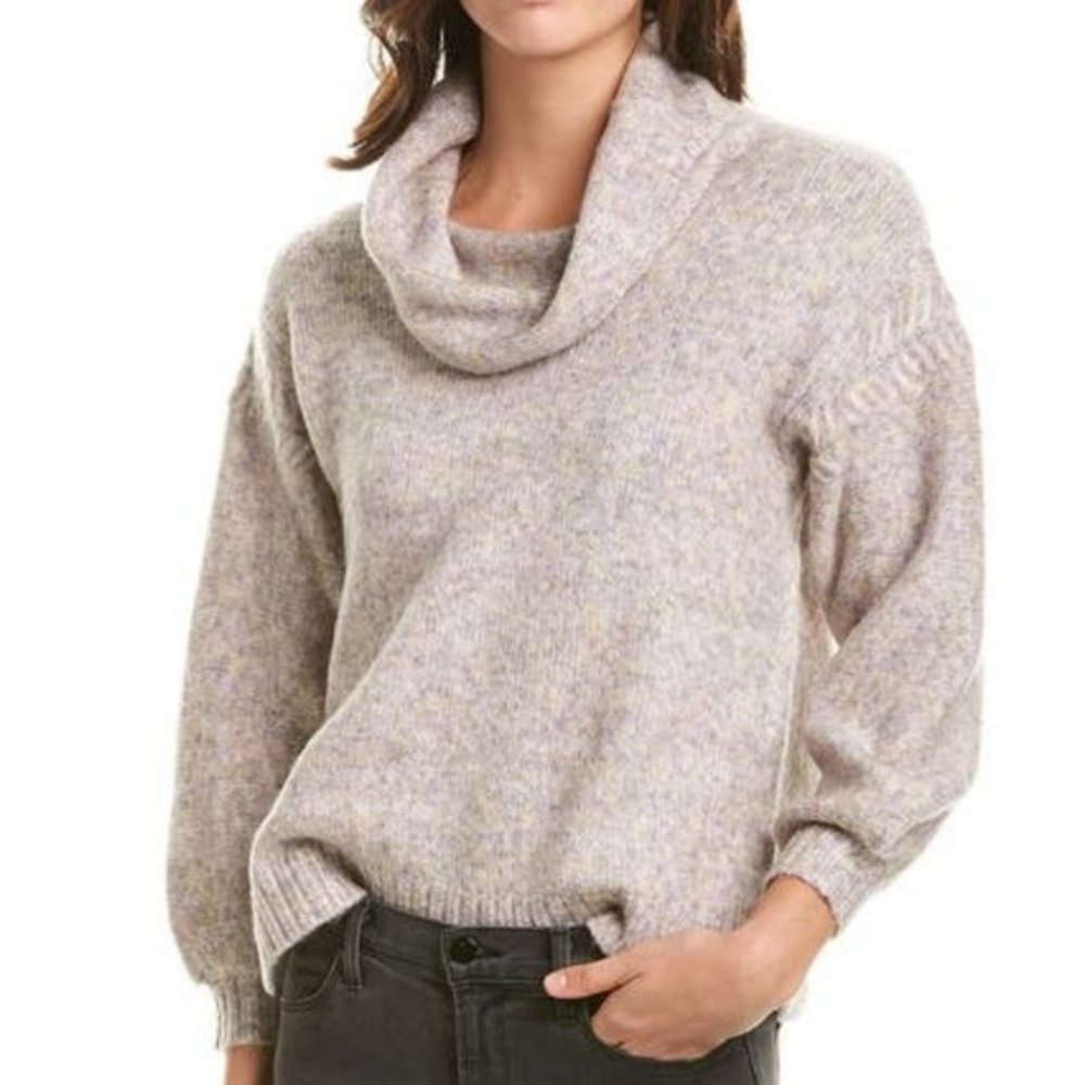 Max Edition Chunky Cowl Neck Sweater Lilac XL